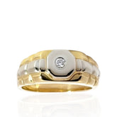 14ct Gold Diamond Ring | Elegant Centre Stone Fine Jewellery