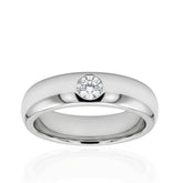 18ct White Gold Solitaire Diamond Ring | Elegant 0.35ct Fine Jewellery