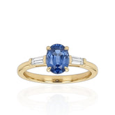 9ct Diamond & Sapphire Ring - Elegant Fine Jewellery for Special Occasions