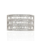 Luxury Design 925 Sterling Silver Wedding & Engagement Ring – CZ Studded Affordable Bridal Ring