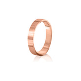 Rose Gold Wedding Band 9ct (Flat)
