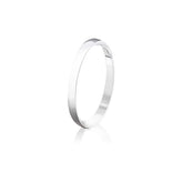 White Gold Wedding Band 9ct (Court)