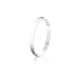 White Gold Wedding Band 18ct (Court)
