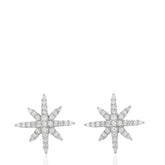 925 Sterling Silver Star Stud Earrings, CZ Star Earrings, Dainty Star Earrings