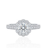 Platinum Diamond Engagement Ring | Breathtaking Sparkle & Timeless Elegance