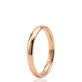 18ct Rose Gold Wedding Band | Court Profile Wedding Ring | Solid Rose Gold Ring | Classic Wedding Band