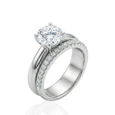 925 Sterling Silver Round Cut Solitaire Engagement Ring
