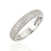 Eternity Ring 925 Sterling Silver – Elegant Wedding & Engagement Ring for Women